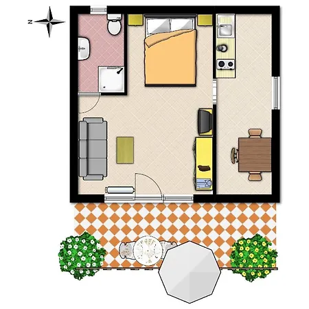Ferienwohnung Fuer 2 Personen 1 Kind Ca 35 Qm In Zalakaros, Westungarn Zala Apartment